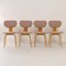 SB02 Dining Room Chairs by Cees Braakman for Pastoe, 1950s, Set of 4 2