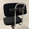 132 Desk Chair in New Black Manchester Rib by Fana Metaal, 1950s, Image 10