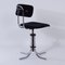 132 Desk Chair in New Black Manchester Rib by Fana Metaal, 1950s, Image 6