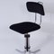 132 Desk Chair in New Black Manchester Rib by Fana Metaal, 1950s, Image 9