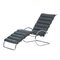 Mr Chaise Lounge in Green Leather by Mies Van Der Rohe for Knoll, 2000s, Image 1