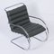 Mr Lounge Chair with Hocker by Mies Van Der Rohe for Knoll, 2000s, Set of 2 6