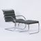 Mr Lounge Chair with Hocker by Mies Van Der Rohe for Knoll, 2000s, Set of 2 3