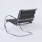 Mr Lounge Chair with Hocker by Mies Van Der Rohe for Knoll, 2000s, Set of 2 8