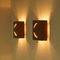 Wall Lamps in Copper from Raak, 1970s, Set of 2, Image 2