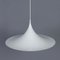 White Semi Pendant by Bonderup and Thorup for Fog Morup, 1960s, Image 2