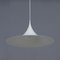 White Semi Pendant by Bonderup and Thorup for Fog Morup, 1960s 5