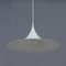White Semi Pendant by Bonderup and Thorup for Fog Morup, 1960s, Image 5