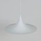 White Semi Pendant by Bonderup and Thorup for Fog Morup, 1960s 4
