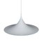 White Semi Pendant by Bonderup and Thorup for Fog Morup, 1960s 1