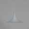 White Semi Pendant by Bonderup and Thorup for Fog Morup, 1960s 8