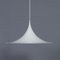 White Semi Pendant by Bonderup and Thorup for Fog Morup, 1960s 7