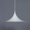 White Semi Pendant by Bonderup and Thorup for Fog Morup, 1960s, Image 7