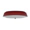 Red Ceiling Lamp by Bent Karlby for Indoor Lamps, 1960s 1