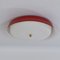 Red Ceiling Lamp by Bent Karlby for Indoor Lamps, 1960s, Image 2