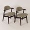 Chaises Vintage en Corne de Vache de Hulmefa, 1960s, Set de 2 3