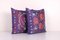 Silk Suzani Cushion Covers, Set of 2, Image 4