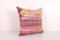 Turkish Kilim Cushion Cover in Organic Wool, 2010s, Image 4