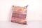 Turkish Kilim Cushion Cover in Organic Wool, 2010s 3