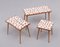 Tavolini ad incastro con mosaico in ceramica, Olanda, anni '60, set di 3, Immagine 4