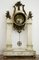 Louis XVI Temple Clock in White Statuary Marble and Gilded Bronze, 1730, Image 2