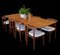 Danish Teak Dining Table, 1960s 2