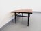 Vintage Modernist Coffee Table in Terracotta and Black Metal, 1960s 7