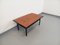 Vintage Modernist Coffee Table in Terracotta and Black Metal, 1960s 5