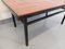 Vintage Modernist Coffee Table in Terracotta and Black Metal, 1960s 10