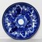 Plato japonés de cerámica Sometsuke en azul y blanco, década de 1900, Imagen 1