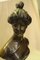 Van Der Straeten, Bust of Woman, 1890s, Bronze, Image 2