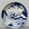 Assiette Sometsuke Imari Bleue et Blanche, Japon, 1900s 1