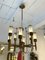 Italian Brass and Glass Tube Chandelier from Sciolari, 1960s 12