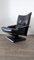 Armlehnstuhl Lounge Chair 6500 in Leder Schwarz von Rolf Benz 11