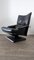 Poltrona Lounge Chair 6500 in pelle nera di Rolf Benz, Immagine 11
