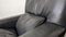 Poltrona Lounge Chair 6500 in pelle nera di Rolf Benz, Immagine 7