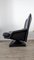 Armlehnstuhl Lounge Chair 6500 in Leder Schwarz von Rolf Benz 8