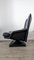 Poltrona Lounge Chair 6500 in pelle nera di Rolf Benz, Immagine 8