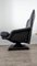 Poltrona Lounge Chair 6500 in pelle nera di Rolf Benz, Immagine 4