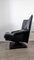 Armchair Lounge Chair 6500 in Leather Black by Rolf Benz, Image 17