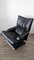 Armchair Lounge Chair 6500 in Leather Black by Rolf Benz, Image 6