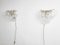 Murano Glass Leaf Wall Lamps, 1970s, Set of 2 12
