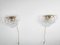 Lámparas de pared con hojas de cristal de Murano, años 70. Juego de 2, Imagen 7