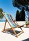 Lido Deck Chair with Hand Woven by Susanna Costantini Tessiture 1