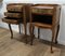French Cherry Wood Bedside Cabinets, 1890s, Set of 2 2