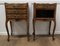 French Cherry Wood Bedside Cabinets, 1890s, Set of 2 6