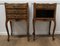 French Cherry Wood Bedside Cabinets, 1890s, Set of 2, Image 6