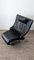 Fold -Out and Adjustable Wk Solo 699 Relaxation Armchair in Leather Black by Prof. Stefan Heiliger for Wk Living 10