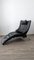 Fold -Out and Adjustable Wk Solo 699 Relaxation Armchair in Leather Black by Prof. Stefan Heiliger for Wk Living 3