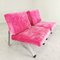 Fauteuils Vintage en Velours Fuchsia, 1960s, Set de 2 5